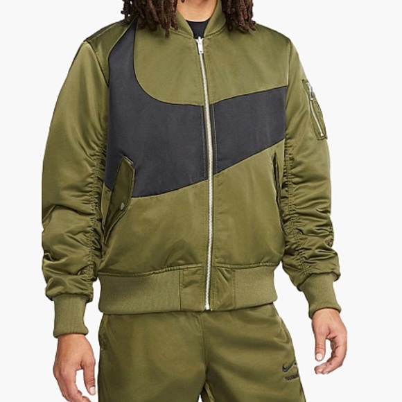 Reversible Nike Swoosh Bomber Jacket - Picture 8 of 17